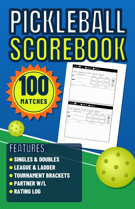 Cover of Pickleball Scorebook